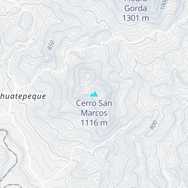 Map of Cerro San Marcos