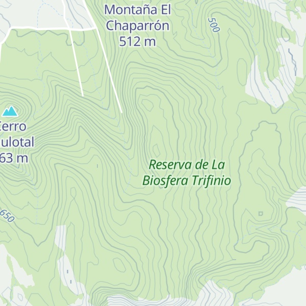 Map of Cerro El Tigre