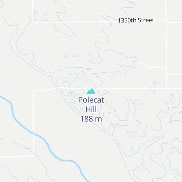 Map of Polecat Hill