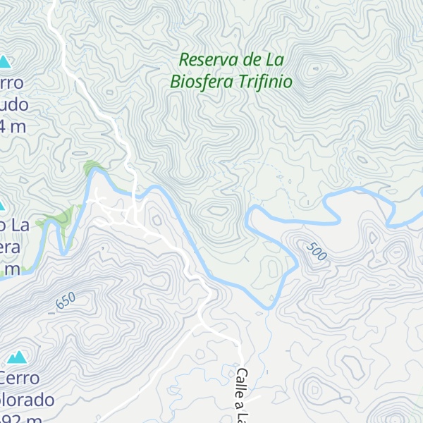 Map of Cerro El Morro