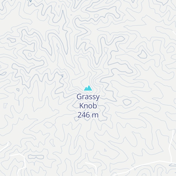 Map of Grassy Knob