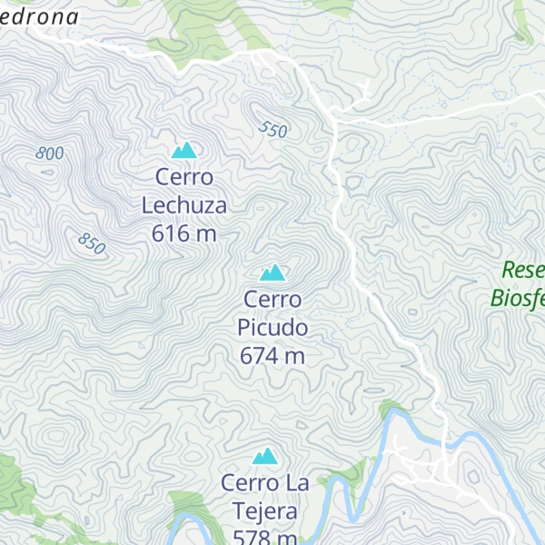 Map of Cerro Picudo