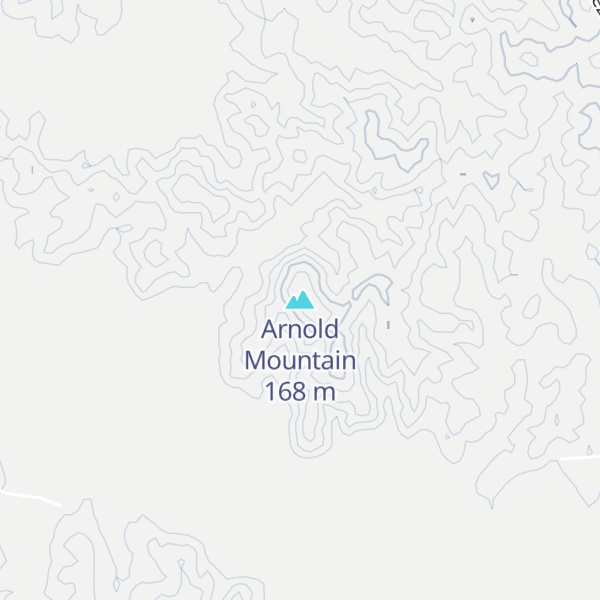 Map of Arnold Mountain