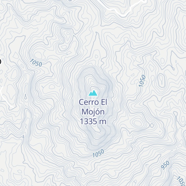 Map of Cerro El Mojón