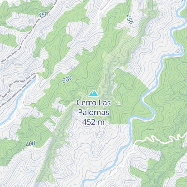 Map of Cerro Las Palomas