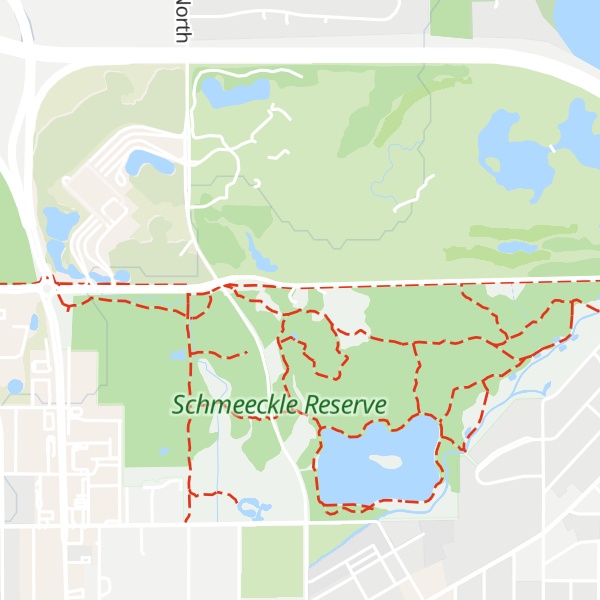 Map of Schmeeckle Reserve Visitor Center