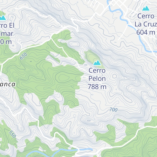 Map of Loma Peña Blanca
