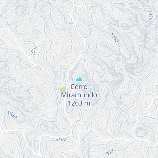 Map of Cerro Miramundo