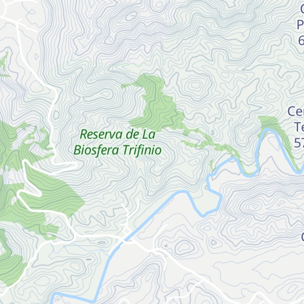 Map of Cerro El Borroñoso