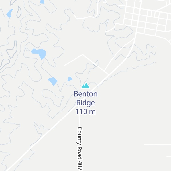 Map of Benton Ridge