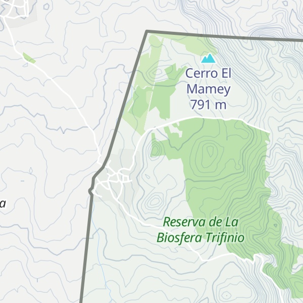 Map of Cerro El Shiste
