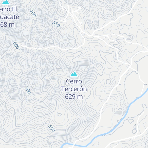 Map of Cerro Tercerón
