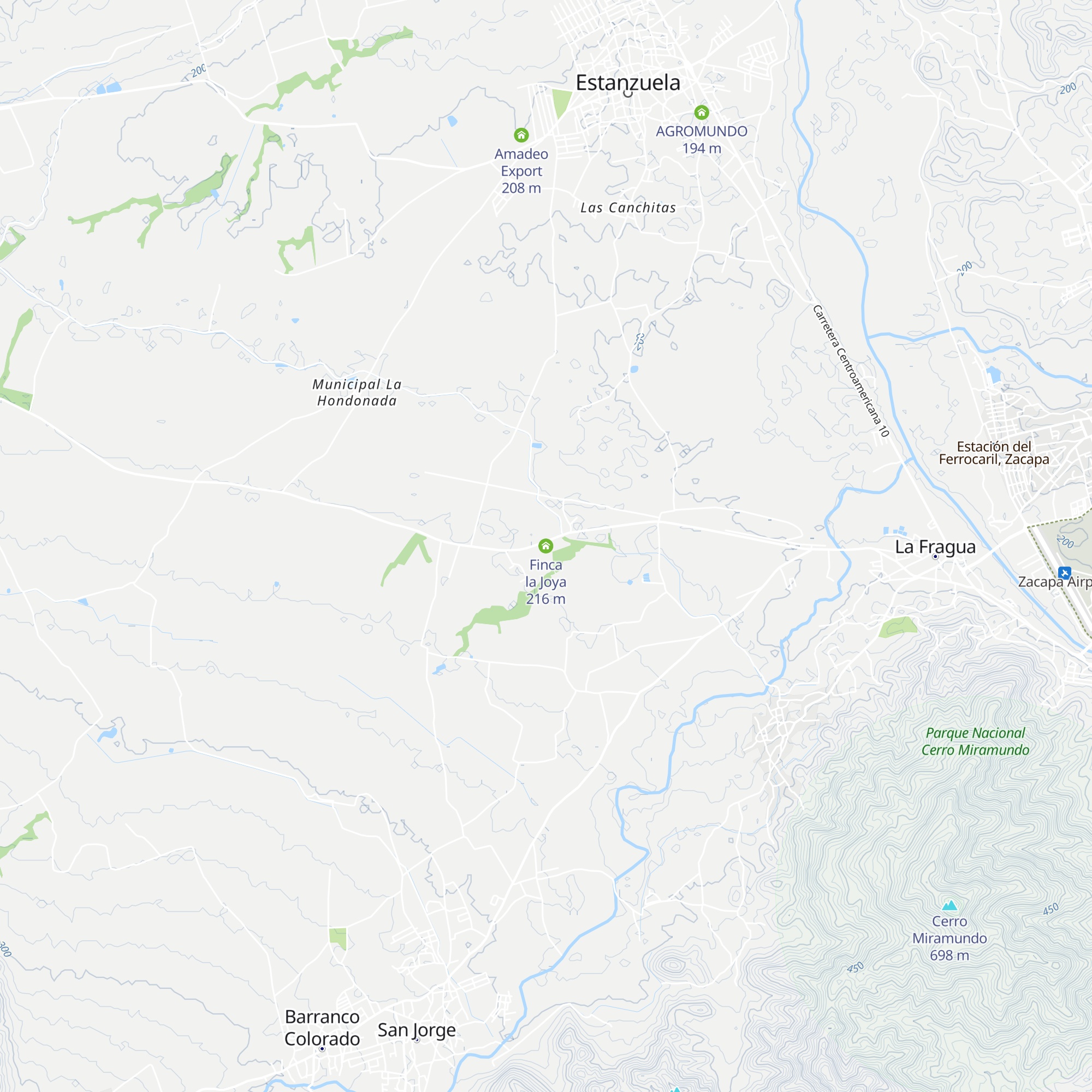 Finca la Joya map