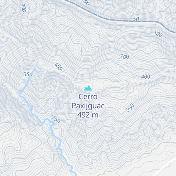 Map of Cerro Paxijguac