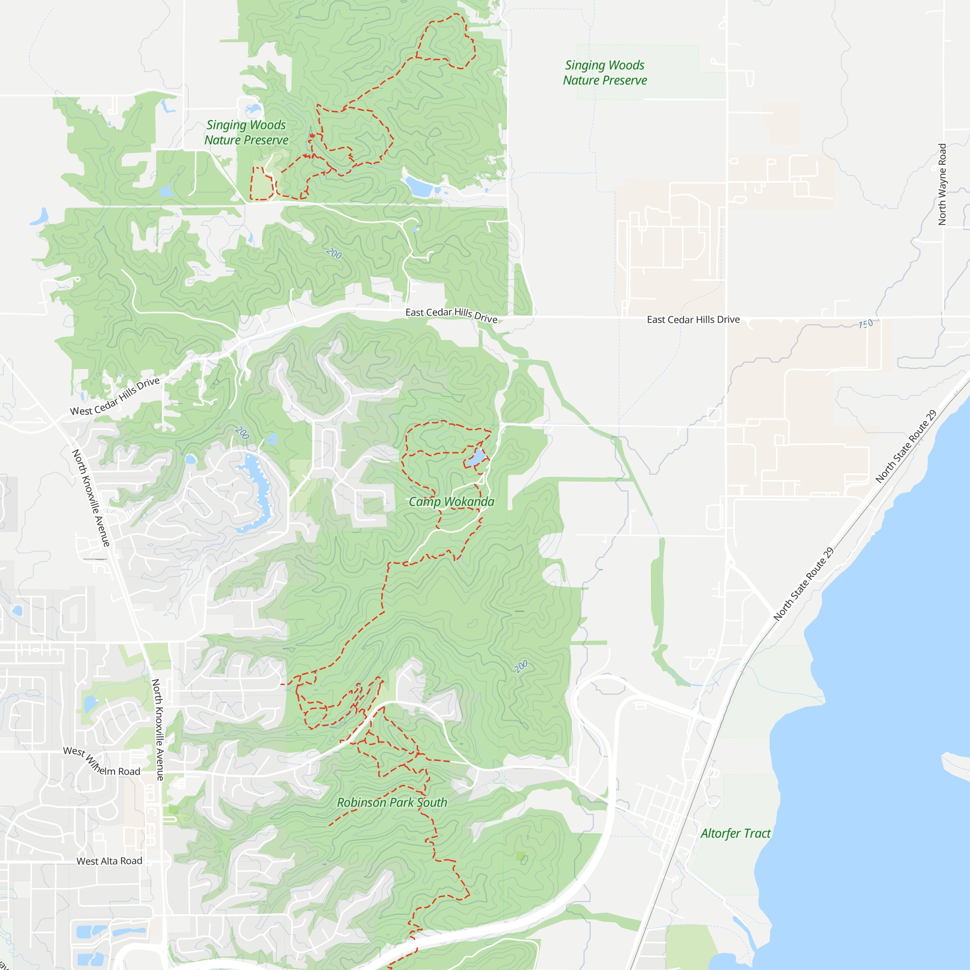 OA Lodge map
