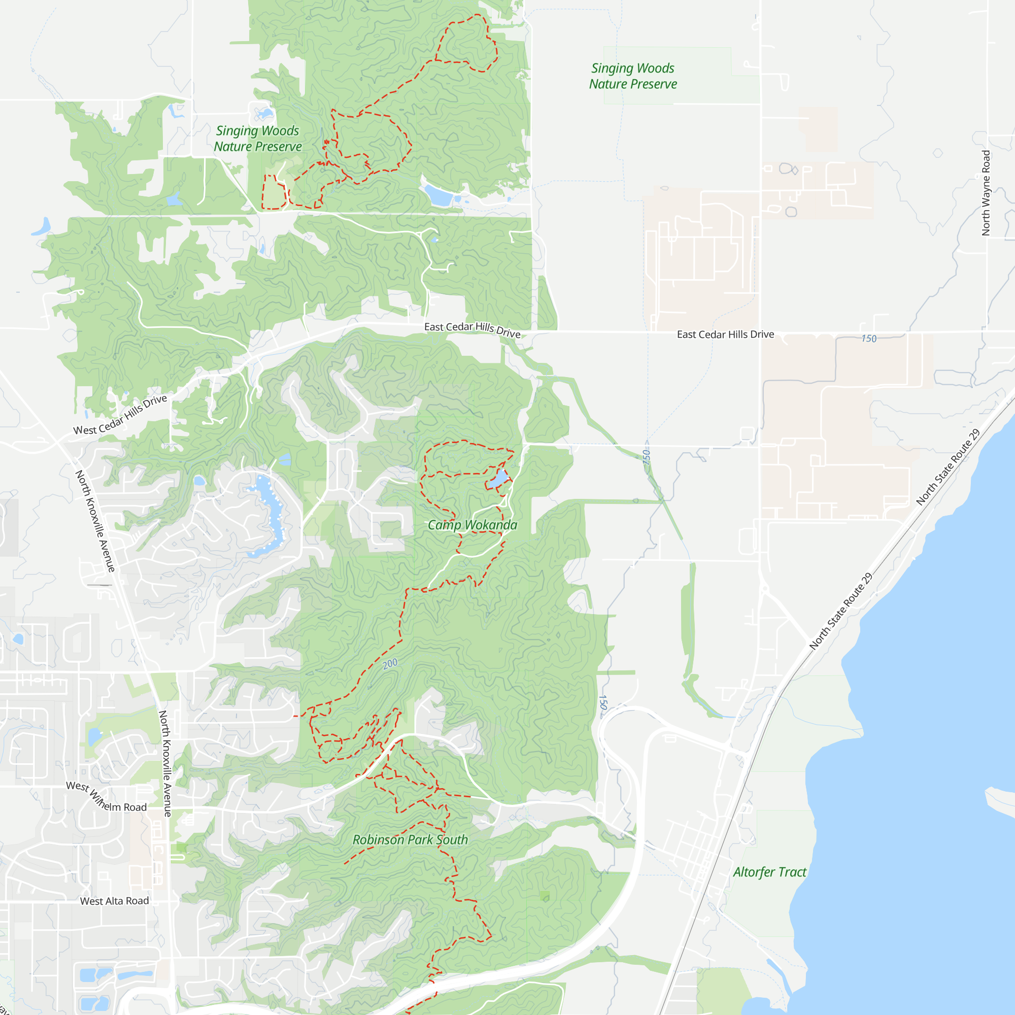 OA Lodge map
