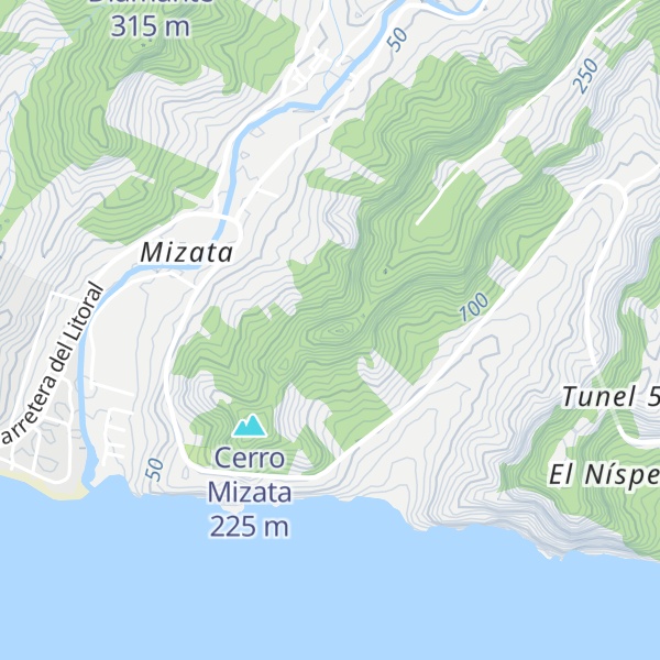 Map of Cerro de Texisio