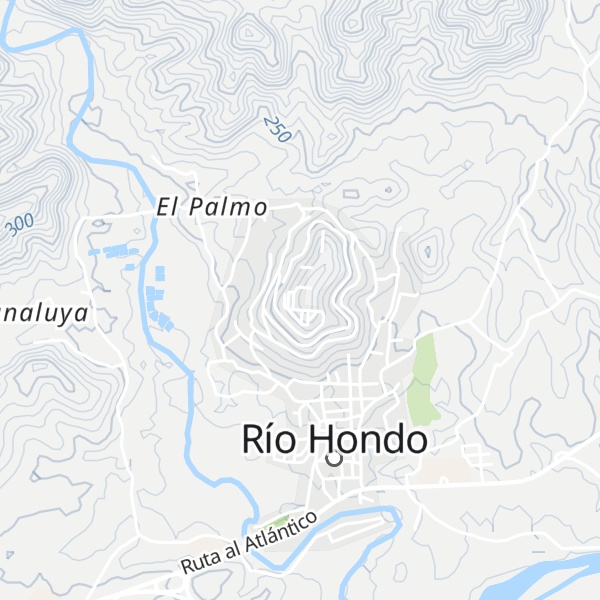 Map of Cerro Colorado
