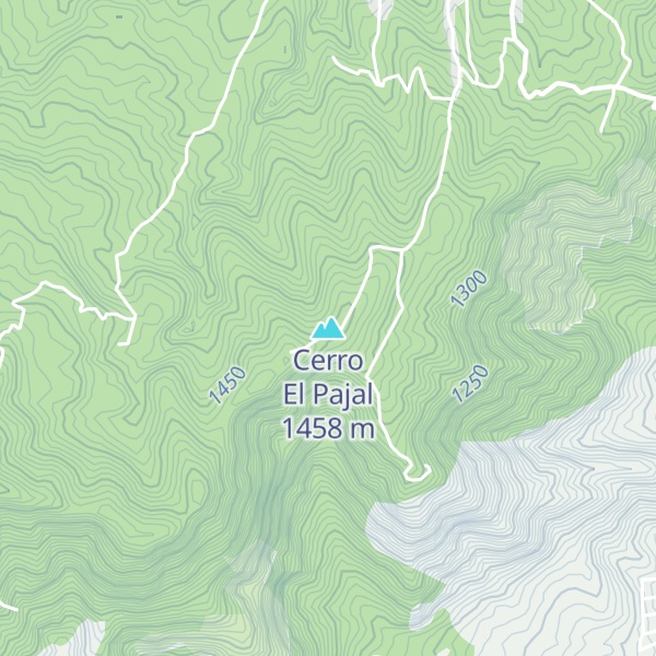 Map of Cerro El Pajal