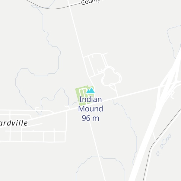 Map of Indian Mound