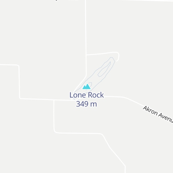 Map of Lone Rock