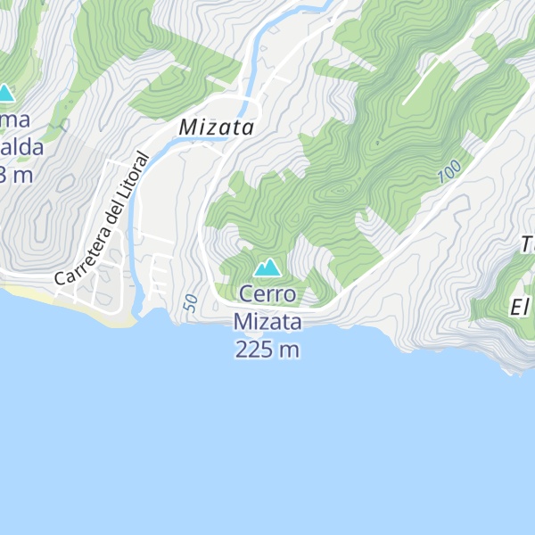 Map of Cerro Mizata