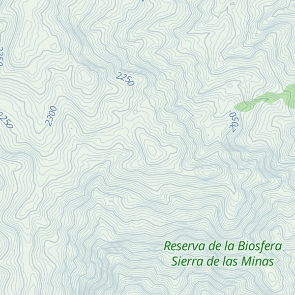 Map of Montaña Chagüite