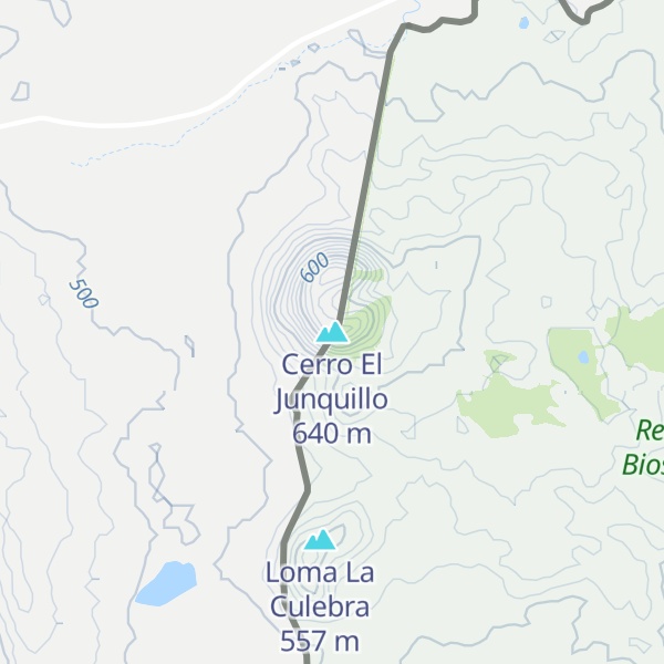 Map of Cerro El Junquillo
