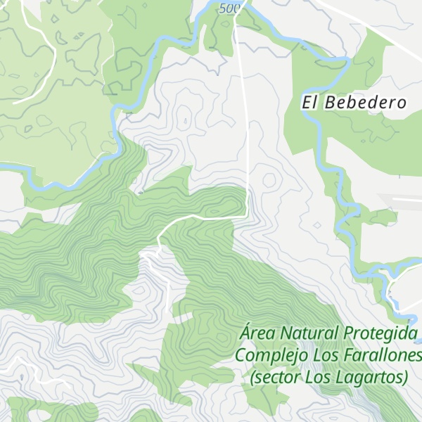 Map of Cerro El Morro