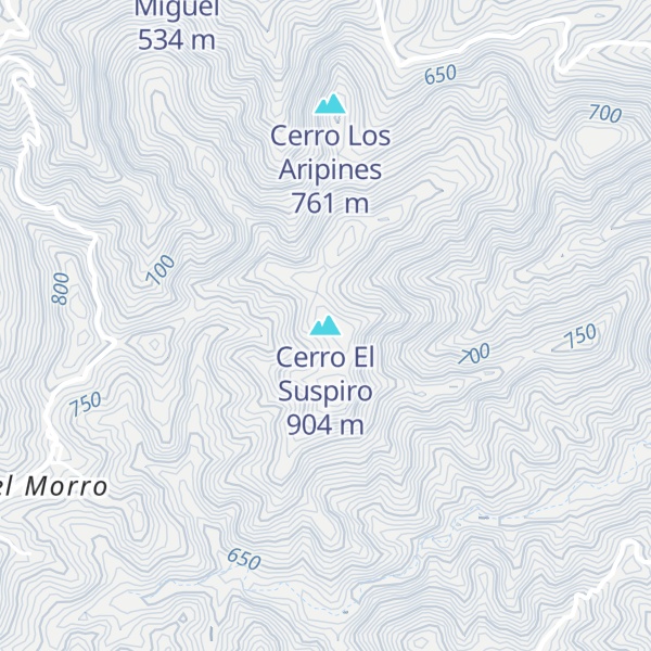 Map of Cerro El Suspiro