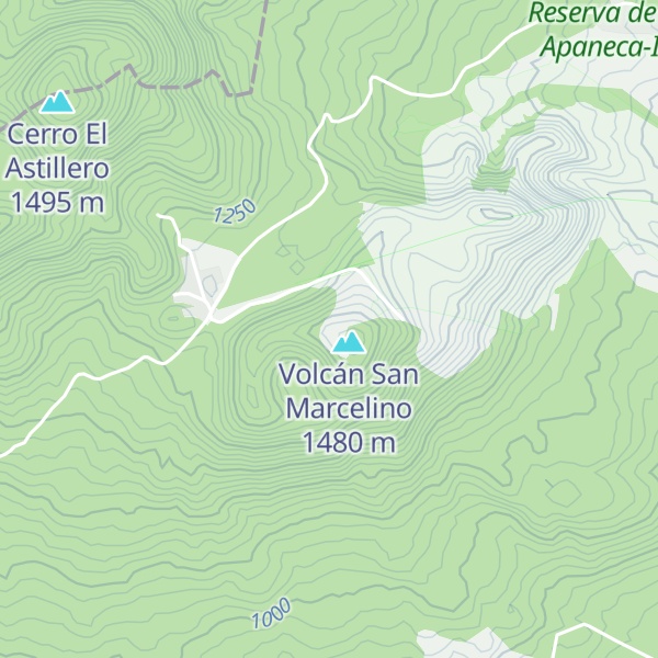 Map of Cerro Quemado