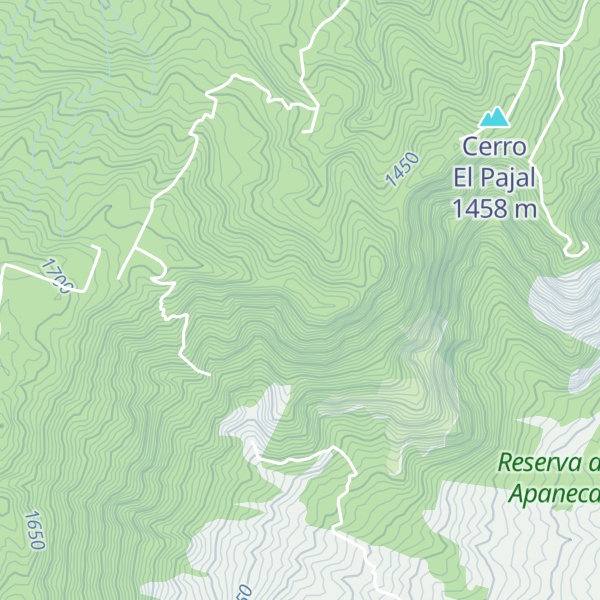 Map of Cerro Mascarón