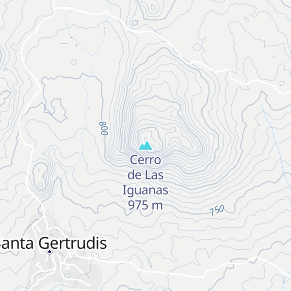 Map of Cerro de Las Iguanas
