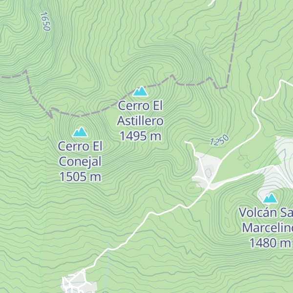 Map of Cerro Miguelito