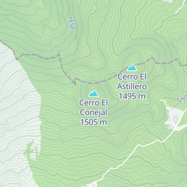 Map of Cerro El Conejal