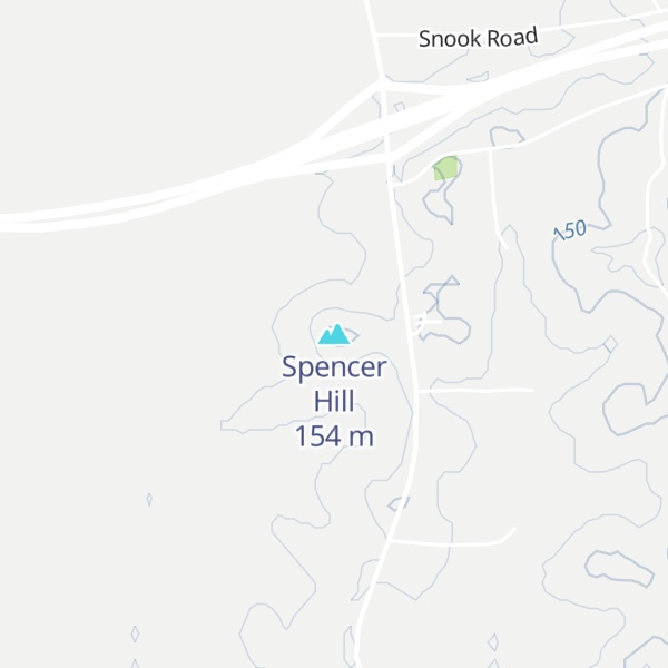 Map of Spencer Hill