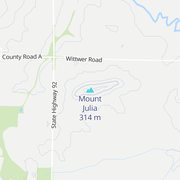 Map of Mount Julia