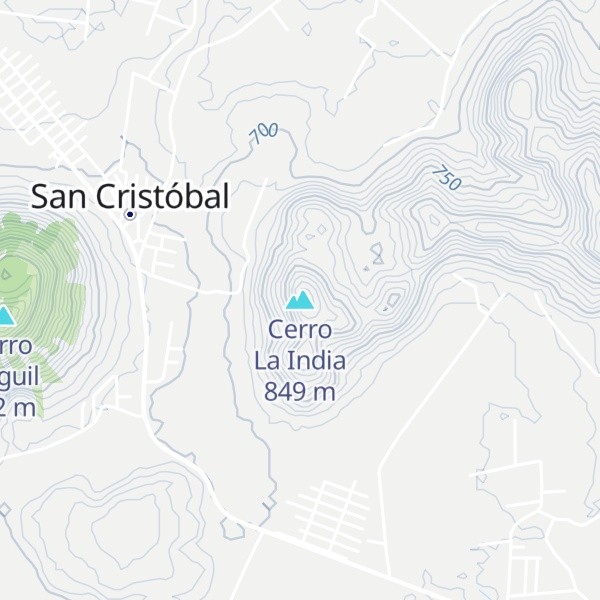 Map of Cerro La India