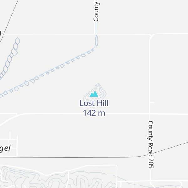 Map of Lost Hill