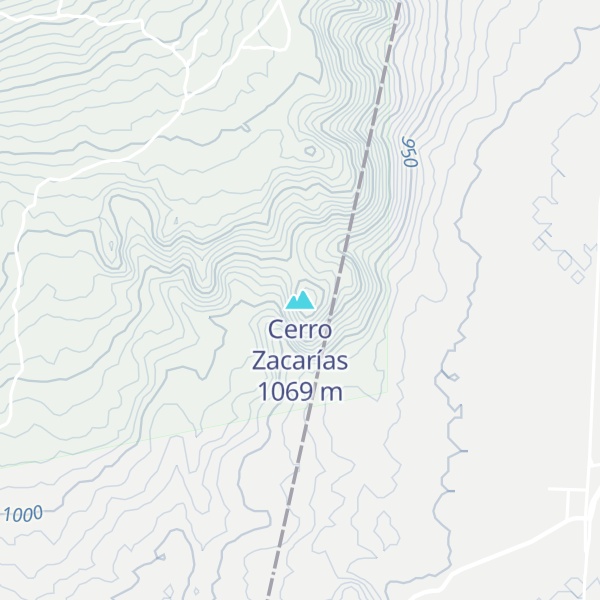 Map of Cerro Zacarías
