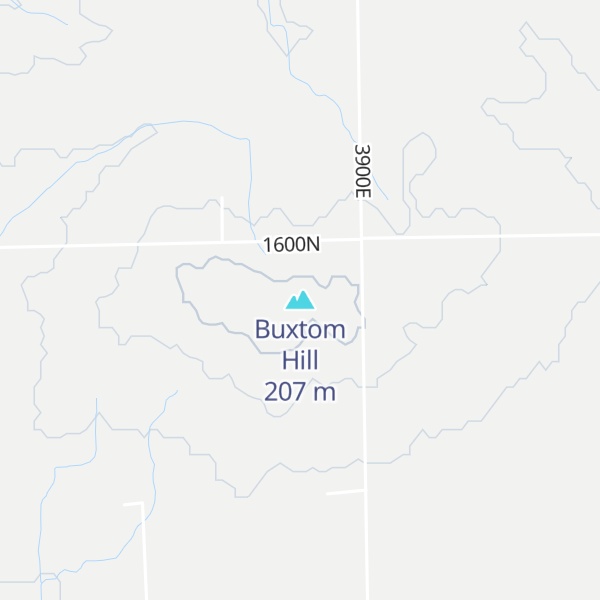 Map of Buxtom Hill
