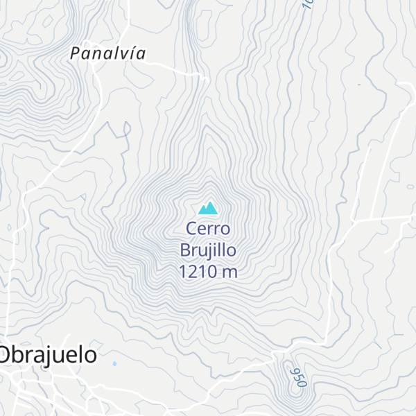 Map of Cerro Brujillo