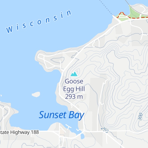 Map of Goose Egg Hill