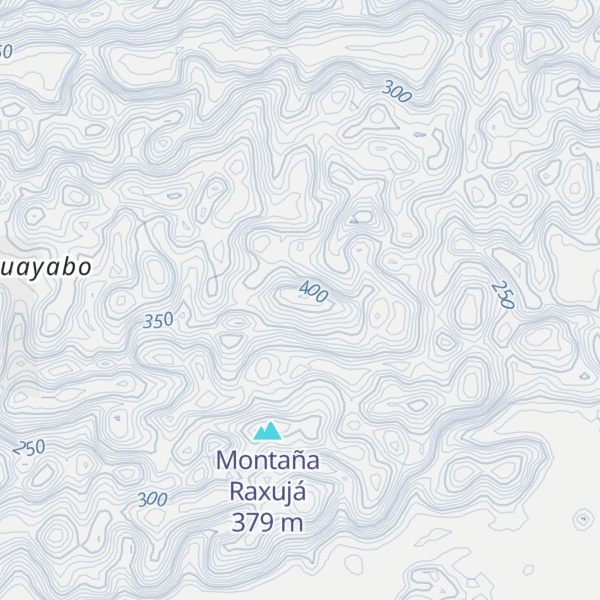 Map of Cerro Cansís