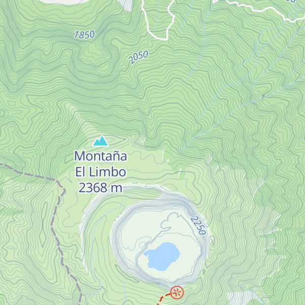 Map of Montaña Ojo de Agua, El Venado