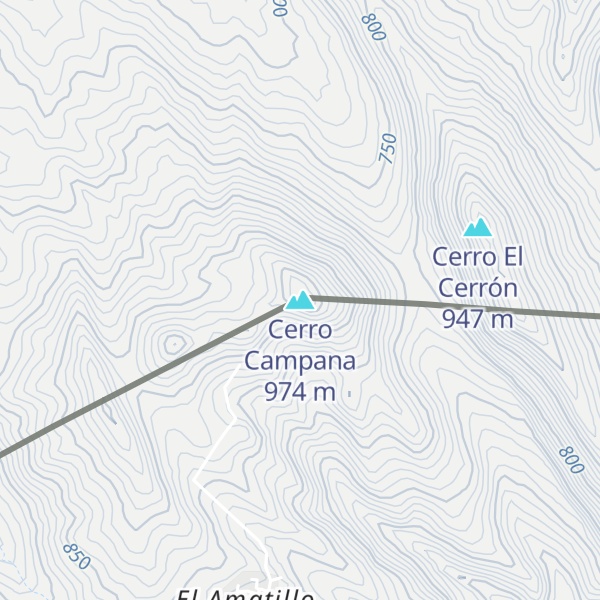 Map of Cerro Campana