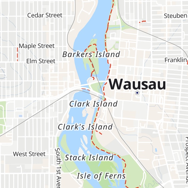 Map of Wausau Region Chamber of Commerce