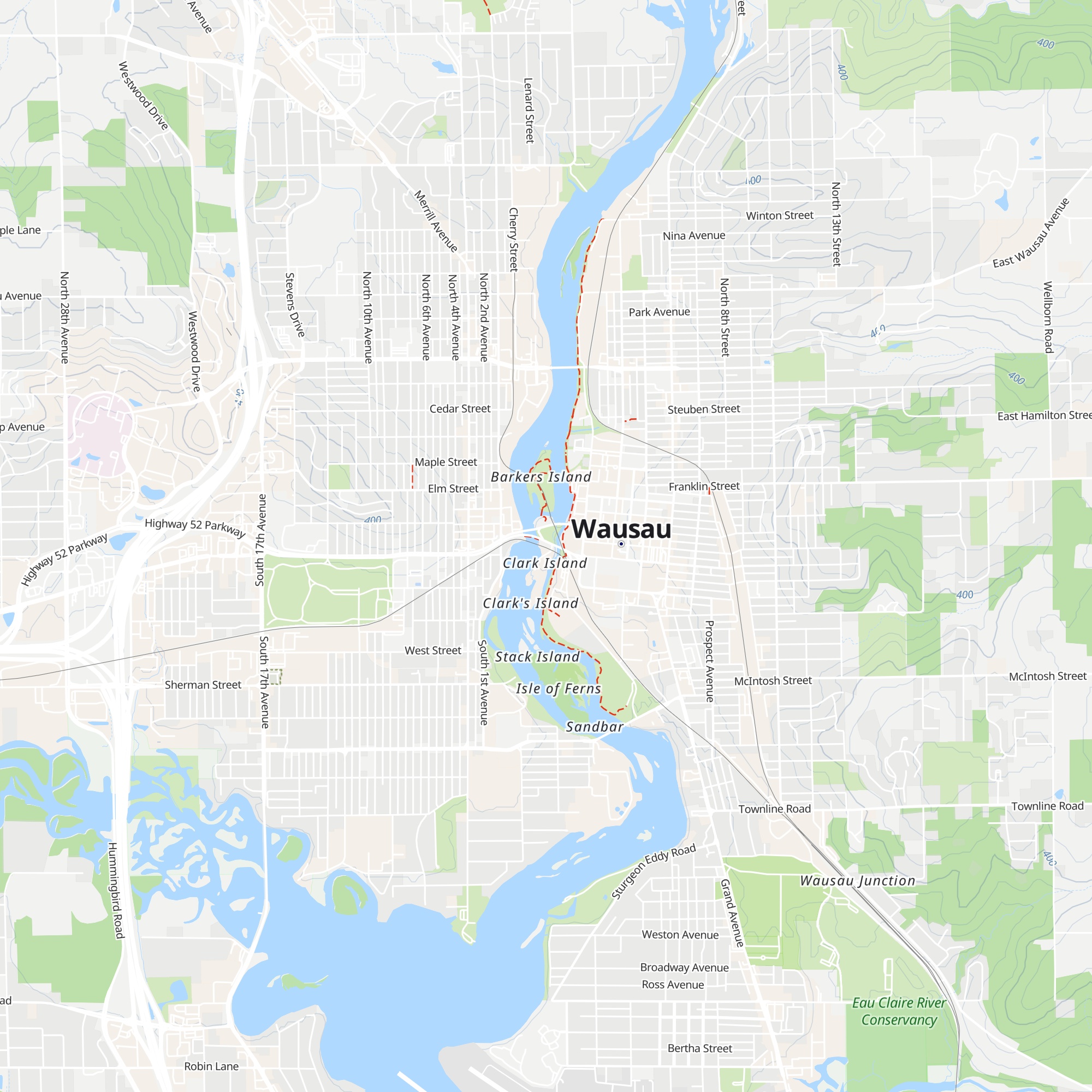 Wausau Region Chamber of Commerce map