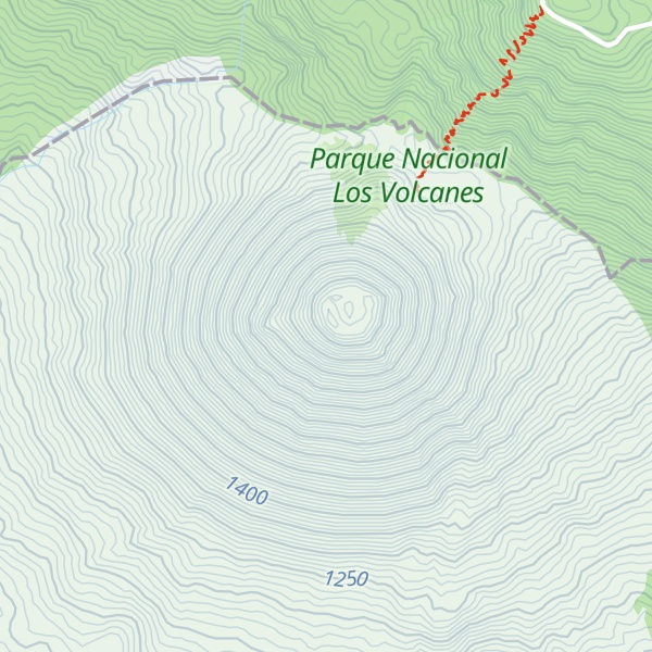 Map of Volcán de Izalco