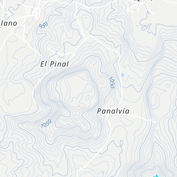 Map of Cerro Panalvía